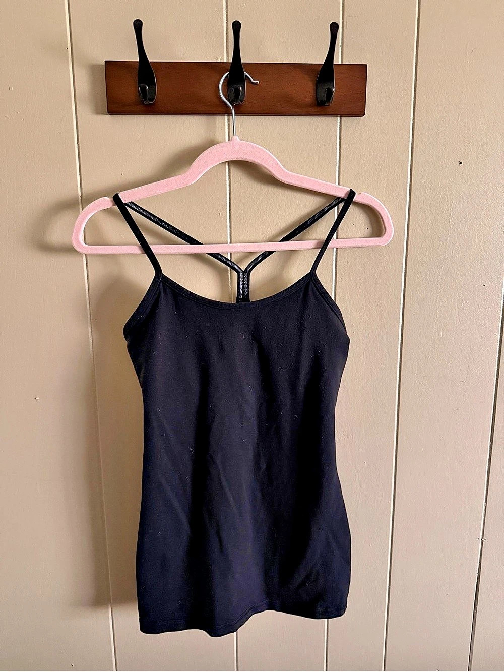 Lululemon Power Y Tank Black Tank Top Size 6